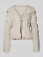 Swetry damskie - Kurtka z dzianiny z efektownej przędzy model 'LARA FUZ RIB CARDIGAN’ - miniaturka - grafika 1