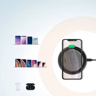 Ugreen ładowarka bezprzewodowa Qi 10W czarny (60470) - Ładowarki do telefonów - miniaturka - grafika 4
