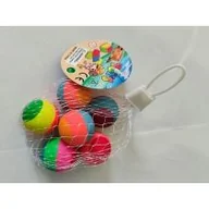 Piłki dla dzieci - Piłeczki kauczukowe 3.2cm 6szt Adar - miniaturka - grafika 1