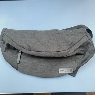 MAXTOP Duża Saszetka, regulowany pasek - Ciemno-Szara - Nerki - miniaturka - grafika 1