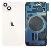 Części serwisowe do telefonów - Klapka Jednobryłowa Plecki Tył iPhone 14 Starlight z Ramką i Magnesami MAGSAFE HQ - miniaturka - grafika 1