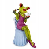 Figurki dekoracyjne - ŻABA ELEGANCKA W Salonie Piękności Figurka Dekoracyjna - miniaturka - grafika 1