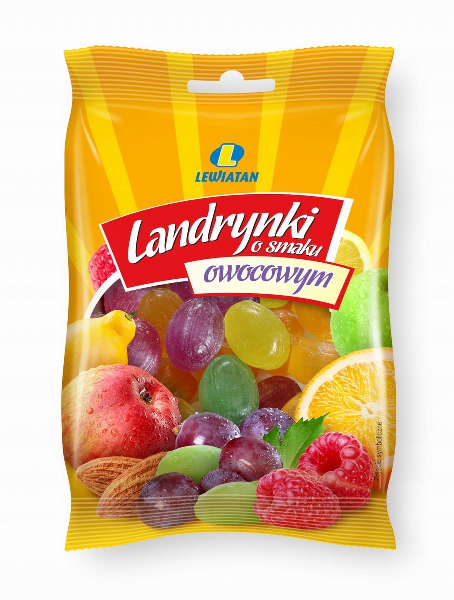 Lewiatan Cukierki Owoce 90g - Wielosmakowe Landrynki