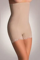 Majtki damskie - Majtki damskie z nogawkami i koronką Vanessa Eldar beżowe  3XL - miniaturka - grafika 1