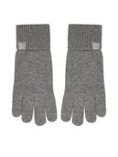 Rękawiczki - Calvin Klein Rękawiczki Emblem LV14D8016G Szary - miniaturka - grafika 1