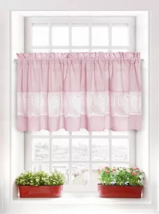 Firana Zazdrostka 90 x 150 Tunel Gotowa Lace Puder - Firany - miniaturka - grafika 1