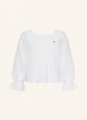 Bluzki dla dziewczynek - Tommy Hilfiger Bluzka weiss - TOMMY HILFIGER - miniaturka - grafika 1