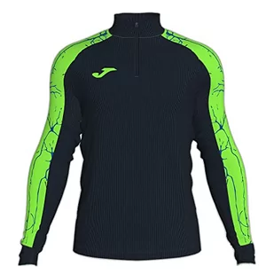 Joma Bluza męska Elite Ix, czarna/neonowa zieleń, XXS - Bluzy męskie - miniaturka - grafika 1