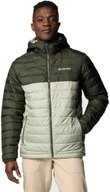 Odzież trekkingowa damska - Kurtka ocieplana męska Columbia Powder Lite II Hooded Jacket - miniaturka - grafika 1