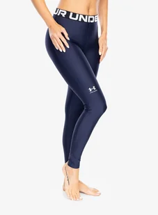 Legginsy treningowe damskie Under Armour HeatGear Authentics Leggings - midnight navy/white - Kalesony - miniaturka - grafika 1