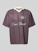 Koszulki męskie - Polówka o kroju loose fit z nadrukiem z motywem model 'ZIDAN' - miniaturka - grafika 1