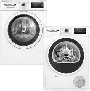 Zestaw AGD Bosch Serie 4 Pralka WAN2813GPL + Suszarka WTH8627GPL - Zestawy AGD - miniaturka - grafika 1