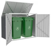 Kosze na śmieci - Zabudowa do koszy na śmieci DAVIS 173x101cm Cold Grey - HARDMAISTER - miniaturka - grafika 1