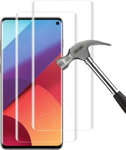 SZKŁO HARTOWANE SAMSUNG GALAXY S10 WYSOKA ODPORNOŚĆ SZKŁO 9H 2 SZT - Szkła hartowane na telefon - miniaturka - grafika 1
