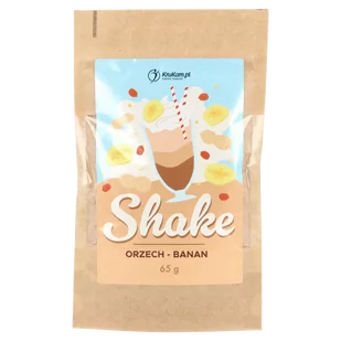 Mieszanka na shake orzech banan 65g - Soki i napoje niegazowane - miniaturka - grafika 1