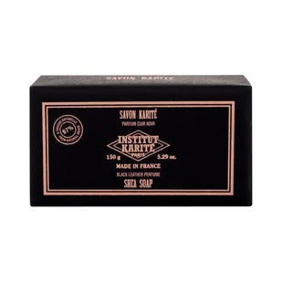Institut Karité Shea Soap Black Leather Mydło w kostce 150 g - Mydła - miniaturka - grafika 1