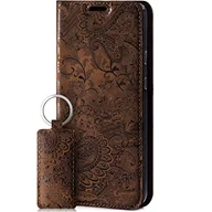 Etui i futerały do telefonów - SURAZO Inteligentne magnetyczne etui na telefon komórkowy Samsung Galaxy S20 FE 5G 4G – etui ochronne premium z prawdziwej skóry z przegródką na karty, ochroną RFID, etui z klapką, ręcznie wykonane w - miniaturka - grafika 1