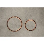 Przyciski spłukujące - Geberit 115.650.JV.1 Przycisk uruchamiaj$1077cy Sigma21 przedni imitacja betonu pier$1078cienie czerwone z$1079oto - miniaturka - grafika 1