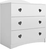 Komody dla dzieci - Elior Biała komoda do pokoju dziecięcego - Nolia 4X - miniaturka - grafika 1