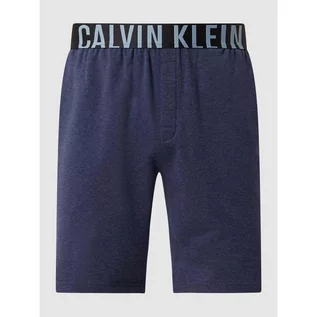 Bielizna nocna - Szorty od piżamy z paskiem z logo - Calvin Klein Underwear - grafika 1