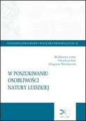 Filozofia i socjologia - W poszukiwaniu osobliwości natury ludzkiej. Filozofia przyrody i nauk przyrodniczych 12 - miniaturka - grafika 1