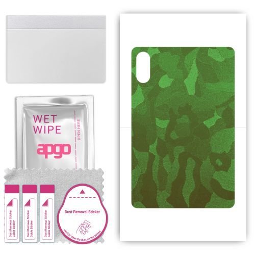 folia naklejka skórka strukturalna na TYŁ do Honor Pad V8 WiFI - Moro Camo Zielony - apgo SKINS