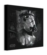 Obrazy i zdjęcia na płótnie - Star Wars Rogue One Stormtrooper Black - obraz na płótnie - miniaturka - grafika 1