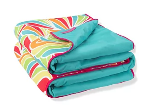 Wodoodporna Mata Piknikowa/Plażowa Happy, 78X180, Z Funkcją Outdoorowej Kołdry - Koce piknikowe - miniaturka - grafika 1