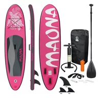 Deski SUP - Deska surfingowa Stand Up Paddle Board Maona Różowa 308x76x10cm - miniaturka - grafika 1
