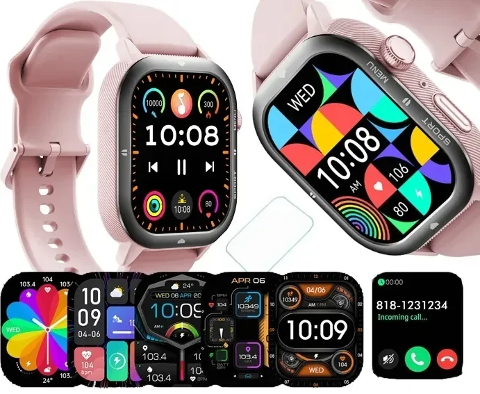 Cubot U1 Ai Smartwatch Zegarek Sportowy Damski Puls Rozmowy Tel Wodoodporny