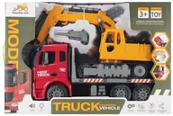 Samochody i pojazdy dla dzieci - AUTO CIEZAR KOPARKA B/O 48X34X18 MC WB 12 - miniaturka - grafika 1