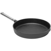 Patelnie - Skeppshult Patelnia do smażenia głęboka 28 cm, stalowa rączka 0005 - miniaturka - grafika 1