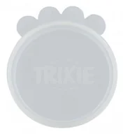 Pozostałe akcesoria dla psów - Trixie Wieczko na puszki silikonowe o 7,6 cm przezroczyste 2 sztuki - miniaturka - grafika 1
