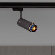 Lampy sufitowe - Lampa Exhaust Track Grafitowa z paloną stalą - miniaturka - grafika 1