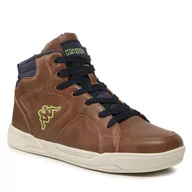 Buty dla chłopców - Sneakersy Kappa 260826T Brown/Navy 5067 - miniaturka - grafika 1