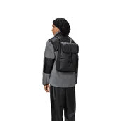 Plecaki - Plecak Rains Puffed Mini Black - miniaturka - grafika 1