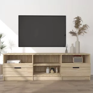 Lumarko Szafka pod telewizor, dąb sonoma, 150x33,5x45 cm - Szafki RTV - miniaturka - grafika 1