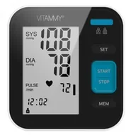 Ciśnieniomierze i akcesoria - Zestaw ciśnieniomierz naramienny VITAMMY NEXT 5 basic + zasilacz VITAMMY POWER MICRO Ciśnieniomierz z wykrywaniem arytmii i możliwością zasilania USB - miniaturka - grafika 1