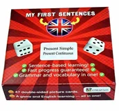 Rozmówki - Moje pierwsze zdania po ang. SIMPLE CONTINUOUS - książka - miniaturka - grafika 1