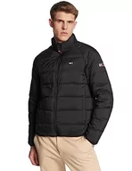 Kurtki męskie - Tommy Jeans Męska kurtka puchowa TJM Light, Czarny, XS - miniaturka - grafika 1