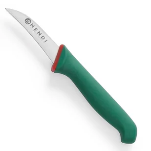 Hendi Nóż do obierania z wygiętym ostrzem Green Line 70 mm 843802 - Noże kuchenne - miniaturka - grafika 1