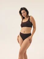 Majtki damskie - Majtki stringi Larleen Bloovii ciemna czekolada S - miniaturka - grafika 1