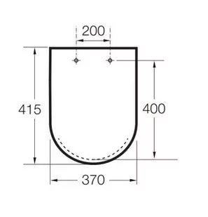Roca Inspira Round Compacto Deska wolnoopadająca biały mat A80152C62B - Deski sedesowe - miniaturka - grafika 1