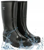 Kalosze damskie - KALOSZE robocze gumiaki MĘSKIE wodoodporne MĘSKIE wysokie GUMOWCE PCV 47 - miniaturka - grafika 1
