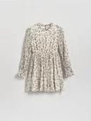 Sukienki i spódniczki dla dziewczynek - Reserved - Sukienka we wzory - wielobarwny - miniaturka - grafika 1