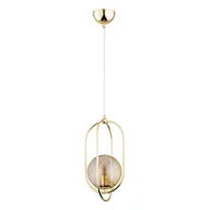 Lampy sufitowe - Binar lampa wisząca 1-punktowa złota 61253 - miniaturka - grafika 1