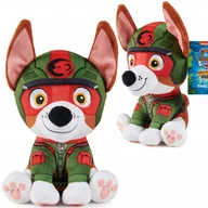 Maskotki i pluszaki - Psi Patrol Jungle Pups Maskotka Tracker pluszak miękka przytulanka Piesek 18 cm - miniaturka - grafika 1