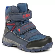 Śniegowce damskie - CMP Śniegowce Kids Pyry Snow Boot Wp 38Q4514 Black Blue N950 - miniaturka - grafika 1