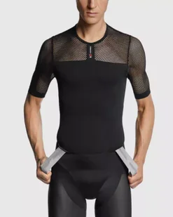ASSOS Koszulka termoaktywna SS SKIN LAYER SUPERLEGER Black - Koszulki rowerowe - miniaturka - grafika 8