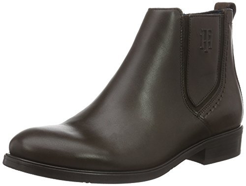 Tommy Hilfiger Damskie kozaki z krótką cholewką P1285olly 6a, brązowy - Braun Coffee 211-39 eu